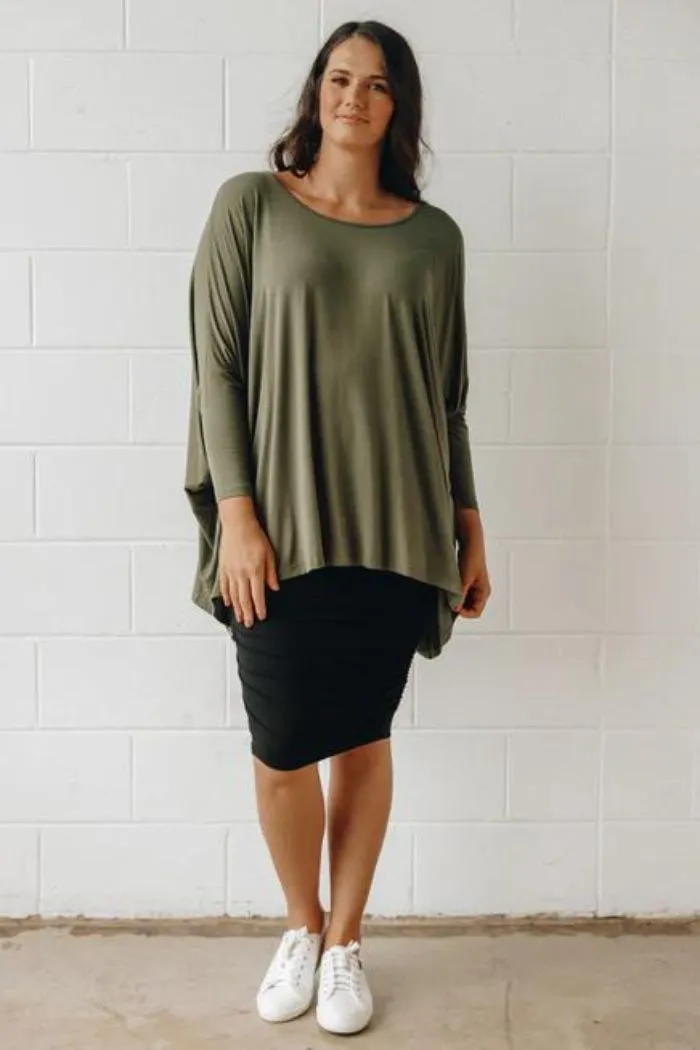 ESSENTIAL TOP - KHAKI