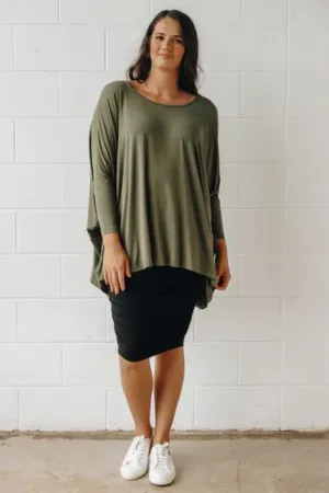 ESSENTIAL TOP - KHAKI