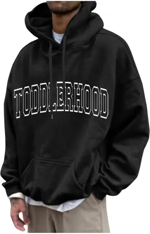 Fashion Hoodies Mens Plus Size Casual Sweatshirts Long Sleeve Printed Outdoor Fall Winter 2024 Sweatshirt