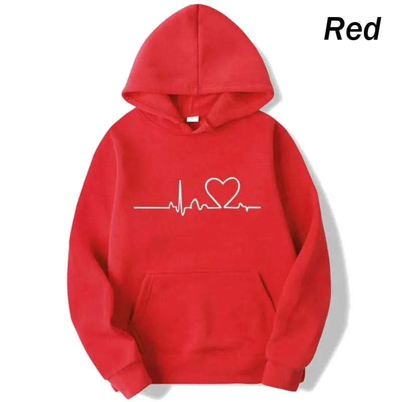 Fashion Long Sleeve Hoodies - Casual Sweatshirts for Men & Women | Cozy Pullover Hoodies for Couples