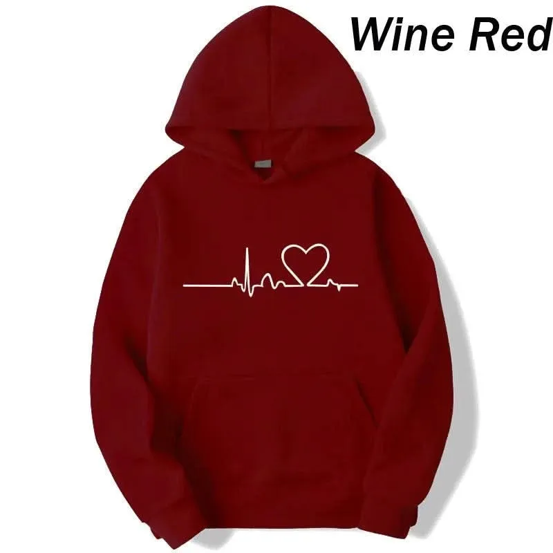 Fashion Long Sleeve Hoodies - Casual Sweatshirts for Men & Women | Cozy Pullover Hoodies for Couples