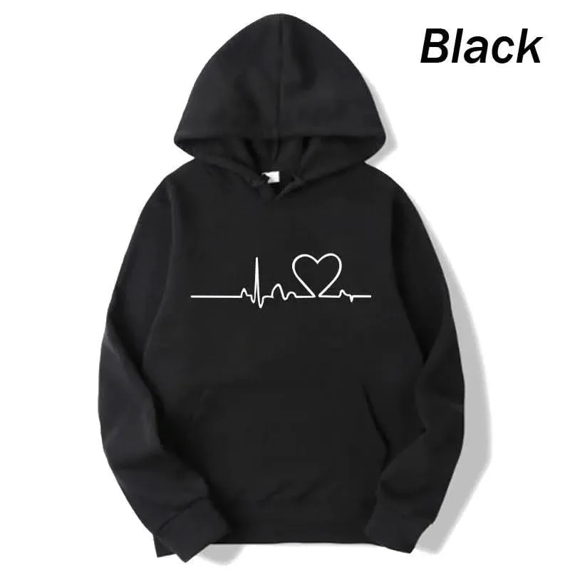 Fashion Long Sleeve Hoodies - Casual Sweatshirts for Men & Women | Cozy Pullover Hoodies for Couples