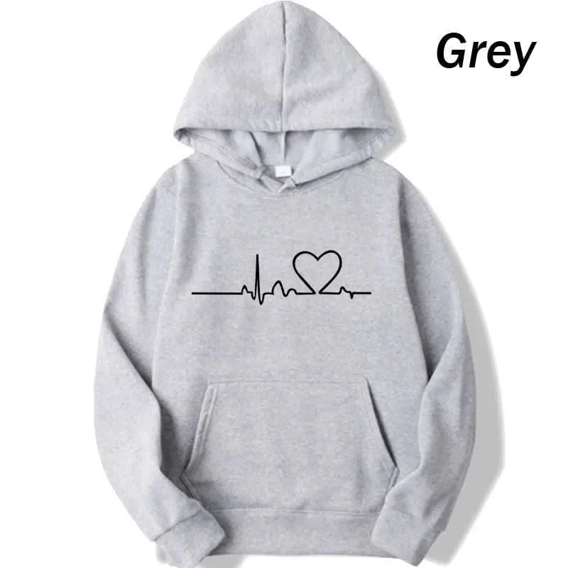 Fashion Long Sleeve Hoodies - Casual Sweatshirts for Men & Women | Cozy Pullover Hoodies for Couples