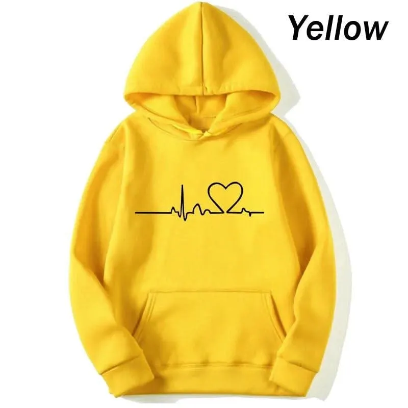 Fashion Long Sleeve Hoodies - Casual Sweatshirts for Men & Women | Cozy Pullover Hoodies for Couples