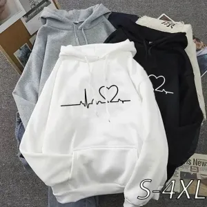 Fashion Long Sleeve Hoodies - Casual Sweatshirts for Men & Women | Cozy Pullover Hoodies for Couples