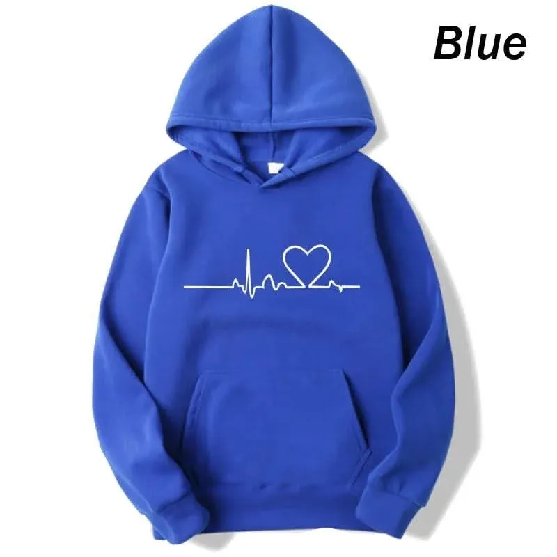 Fashion Long Sleeve Hoodies - Casual Sweatshirts for Men & Women | Cozy Pullover Hoodies for Couples