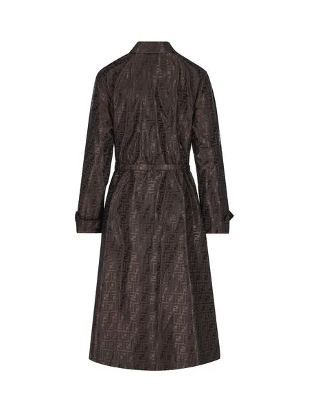 FF JACQUARD TRENCH COAT