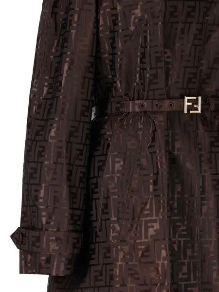 FF JACQUARD TRENCH COAT
