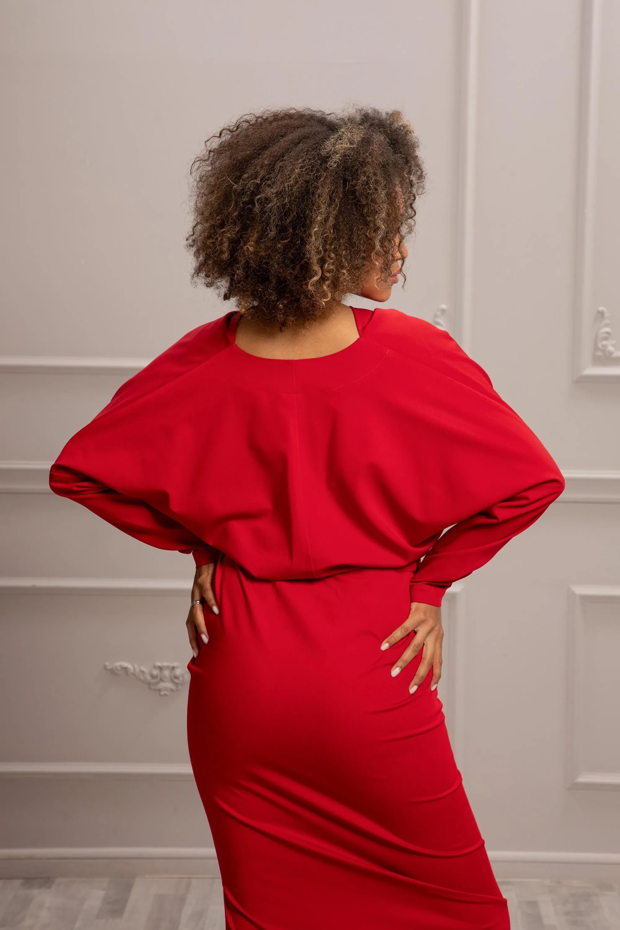 FLATTERING FESTIVE DRESS