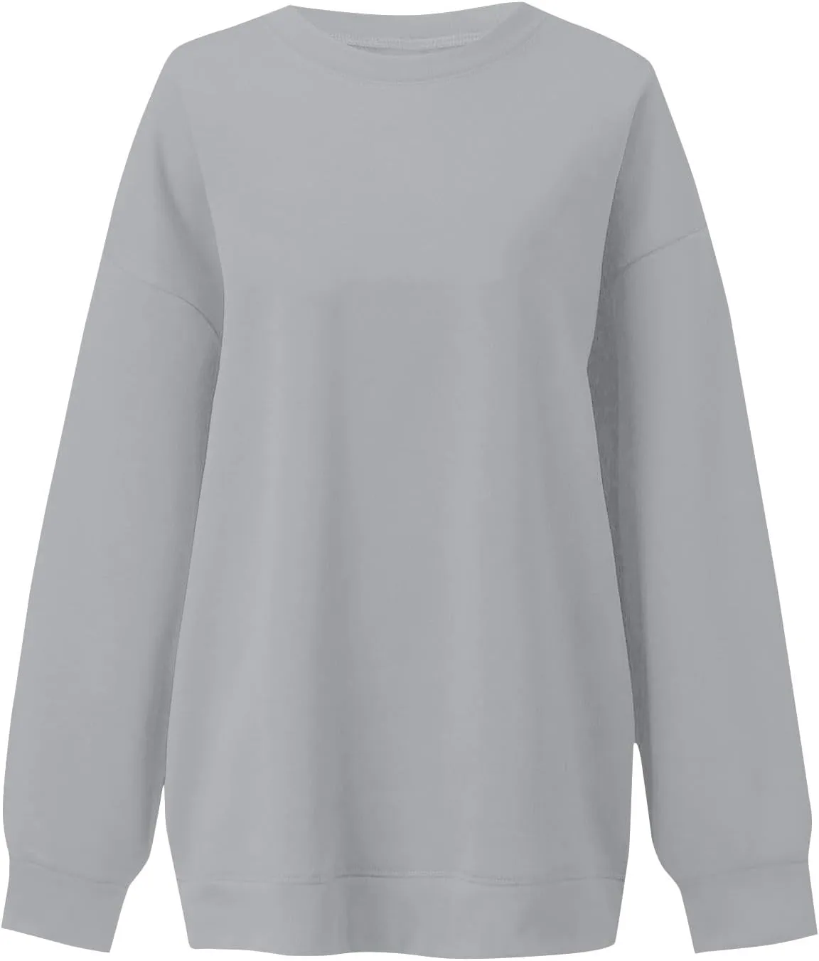 Fleece Plus Size Crewneck Sweatshirts Women Oversized Sweatshirt Hoodies Tunic Pullover Warm Sweaters Casual Tops