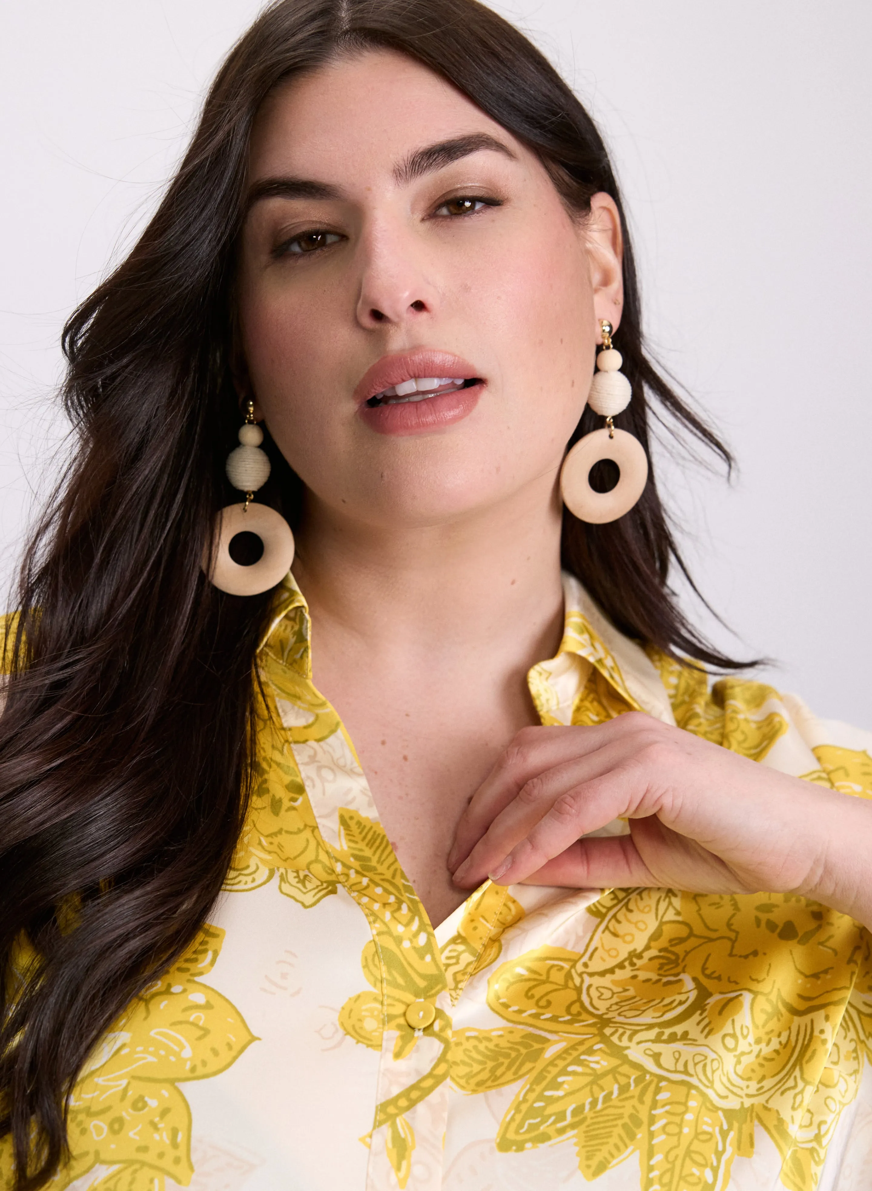 Floral 3/4 Sleeve Blouse