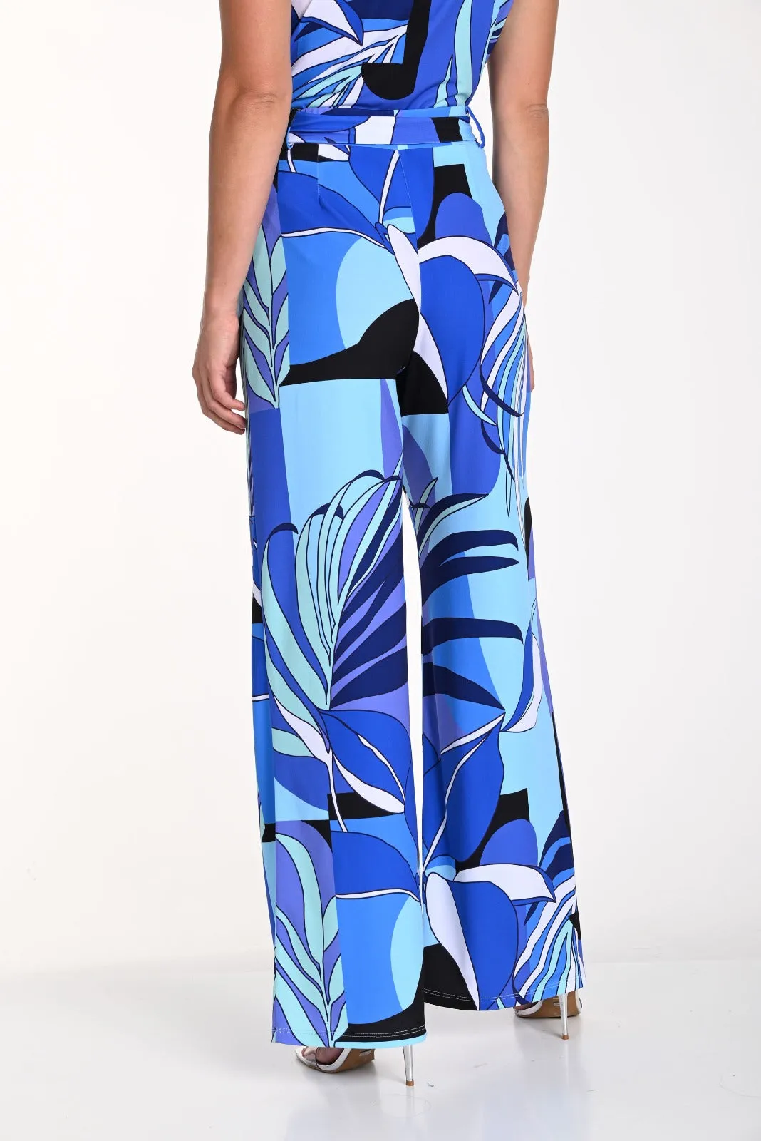Frank Lyman Blue/Purple Wide-leg Pants Style 241217