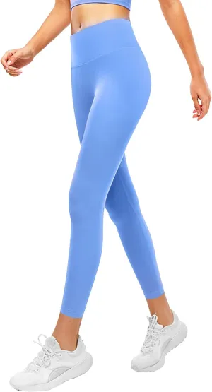Girls Athletic Leggings Kids Lounge Workout Yoga Pants Solid Color High Waist Dance Running Active Tight for Teen