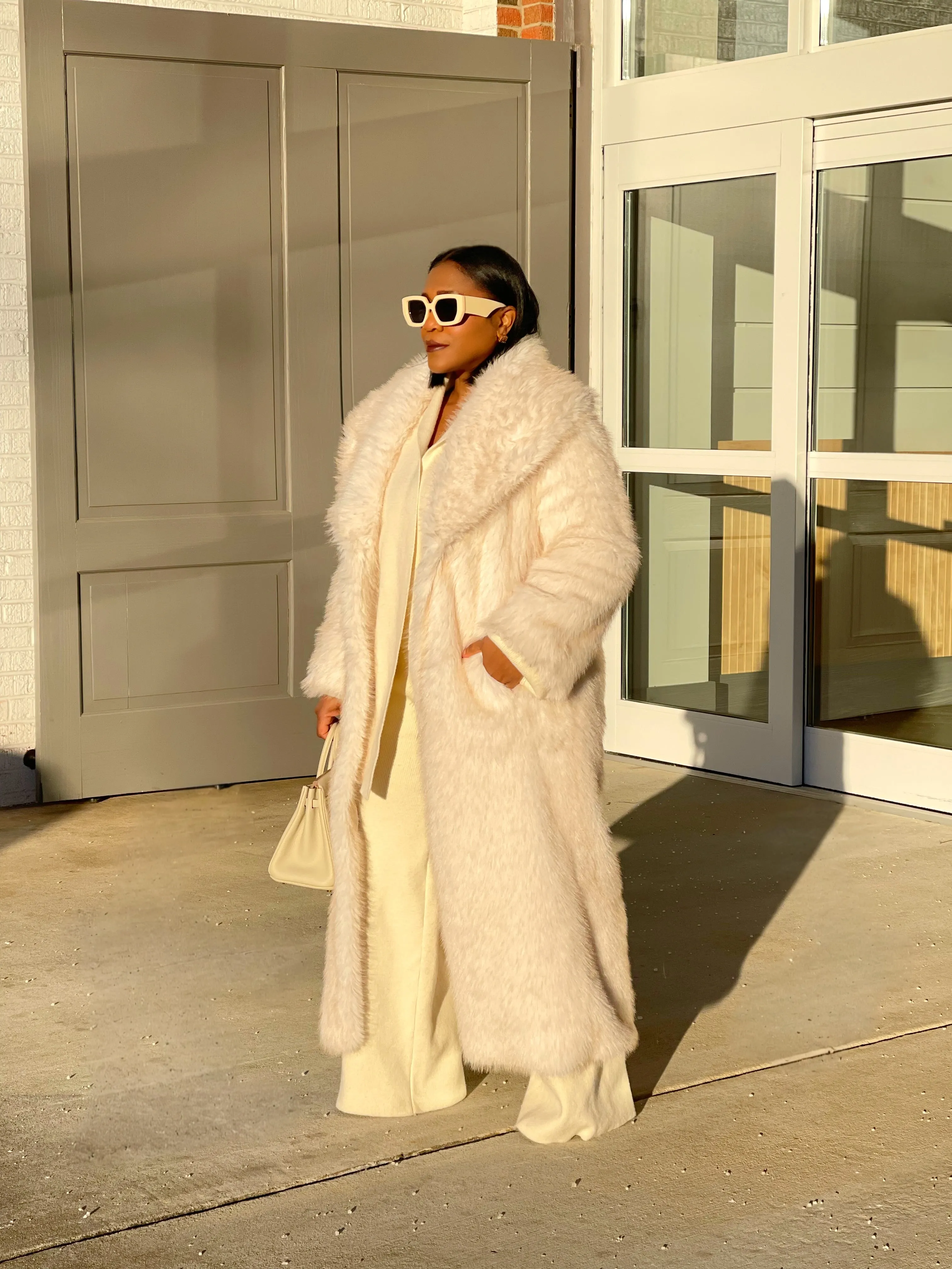Glacier Faux Fur Coat