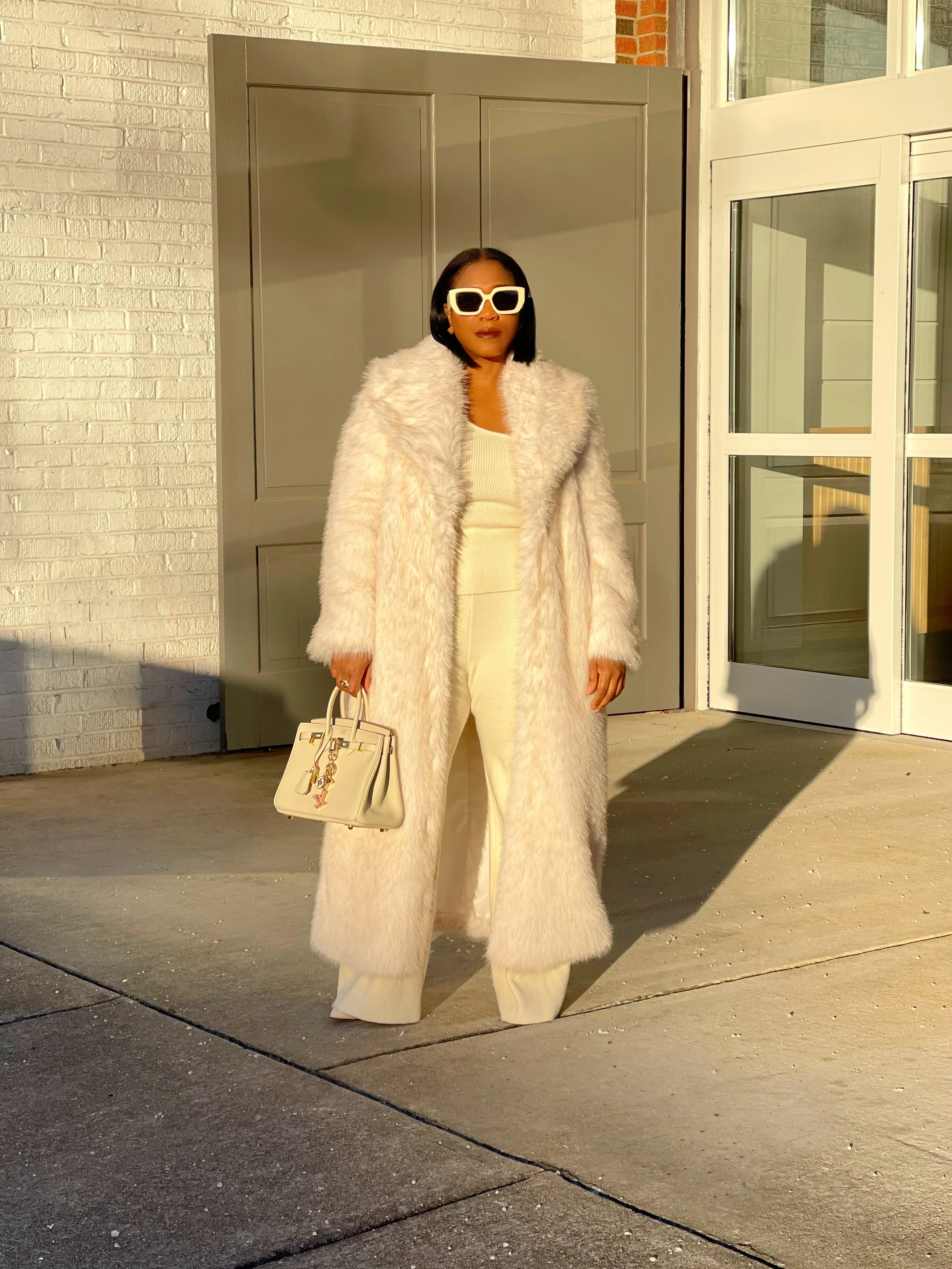 Glacier Faux Fur Coat