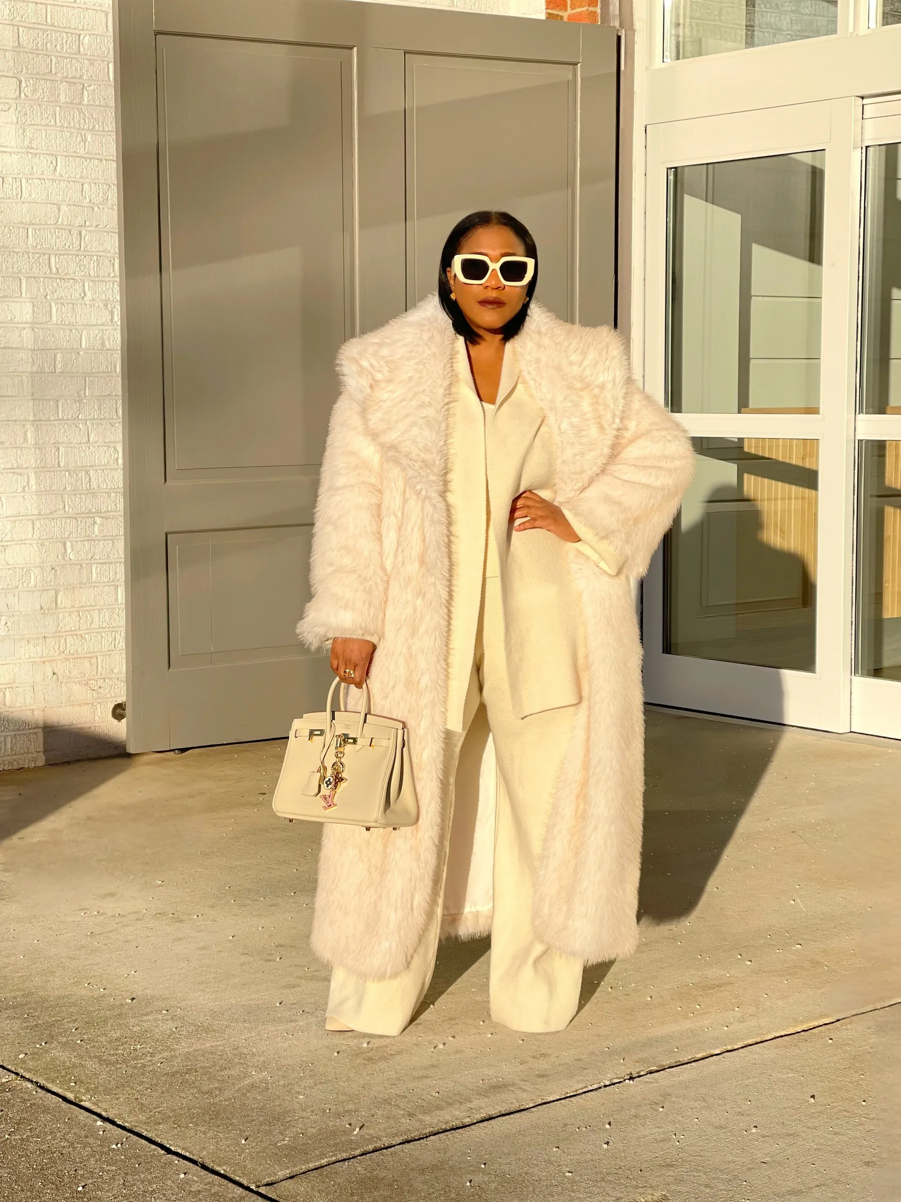Glacier Faux Fur Coat