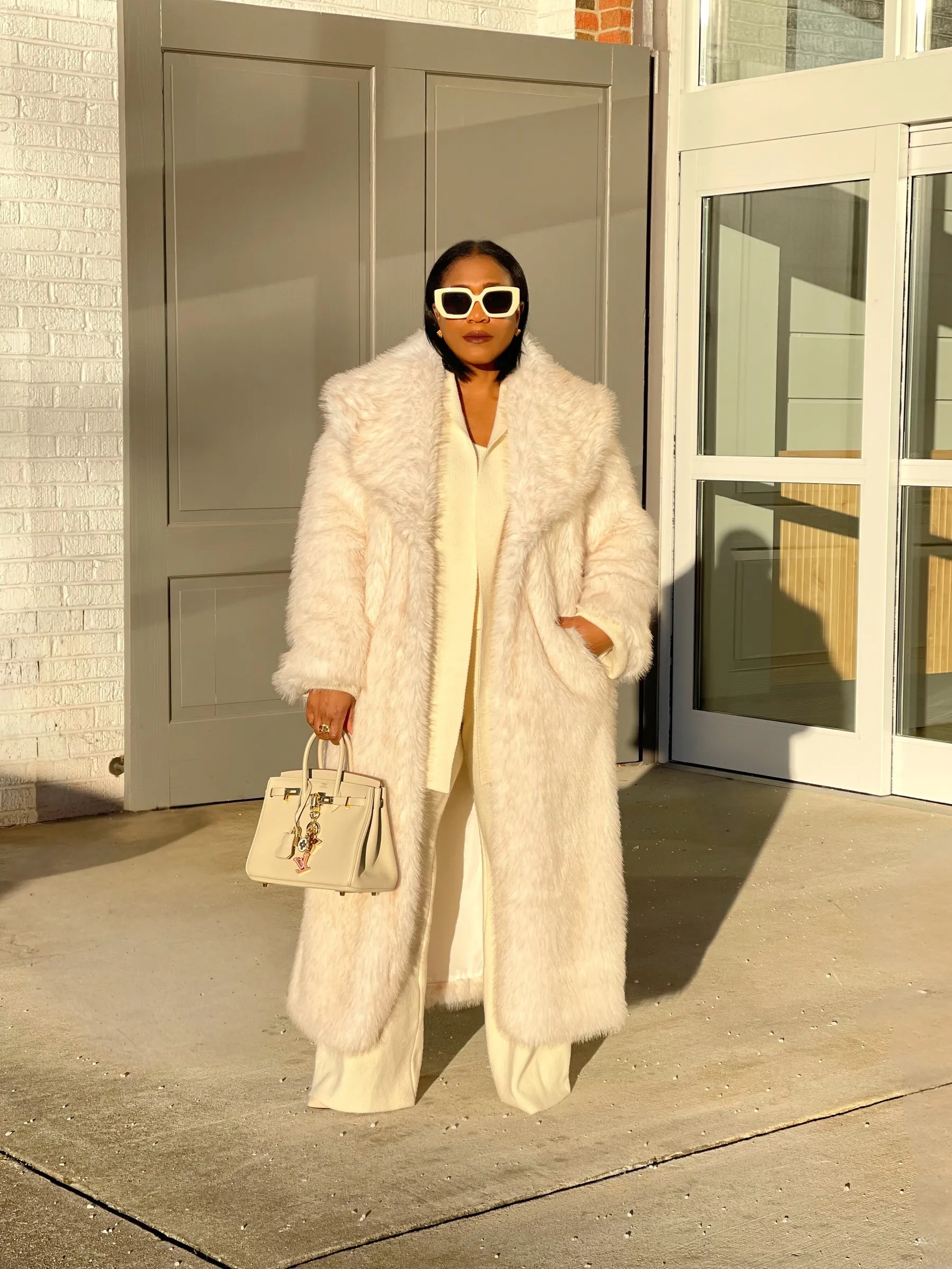Glacier Faux Fur Coat