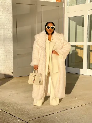 Glacier Faux Fur Coat