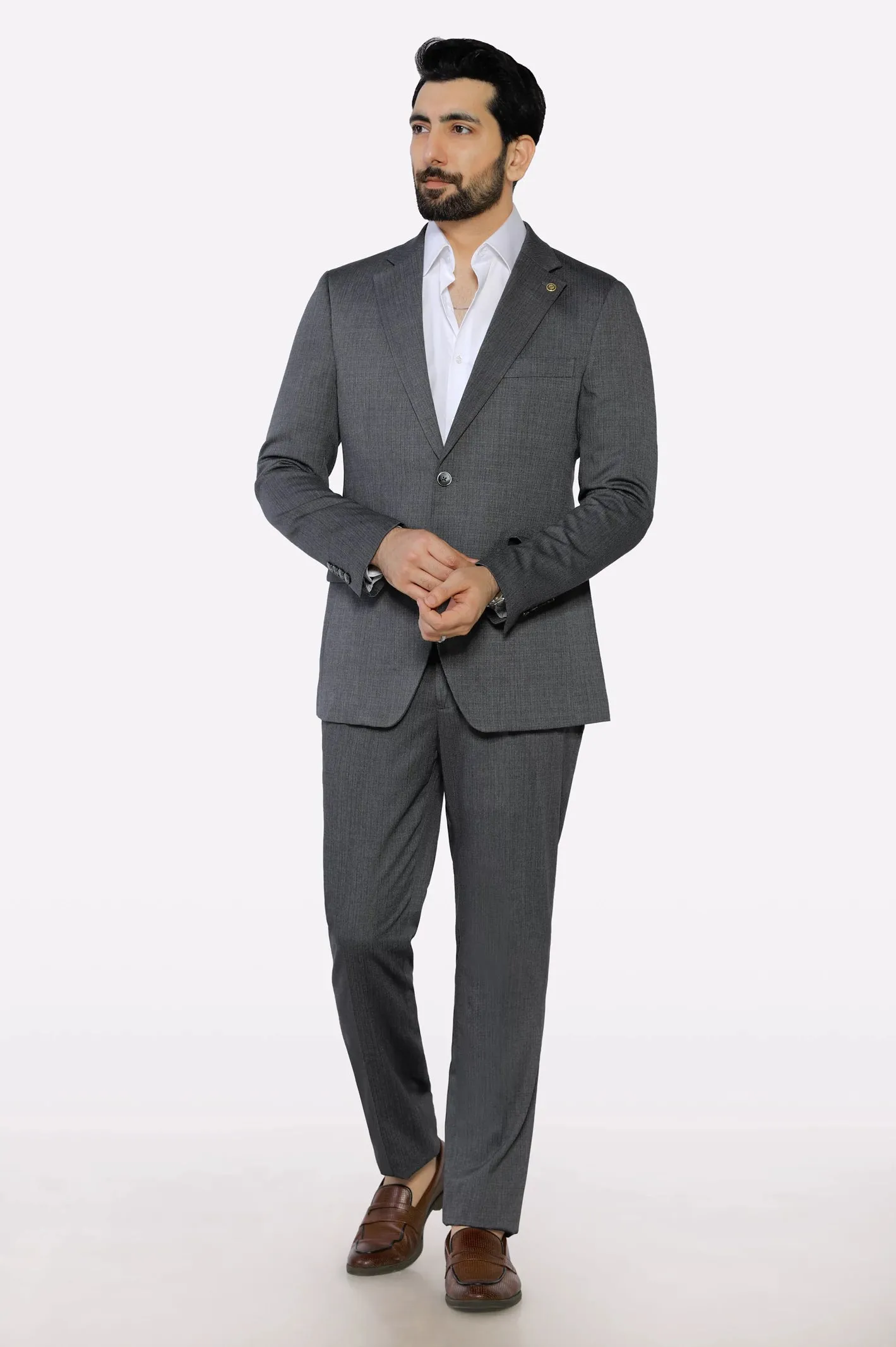 Grey Formal 2PC Suit