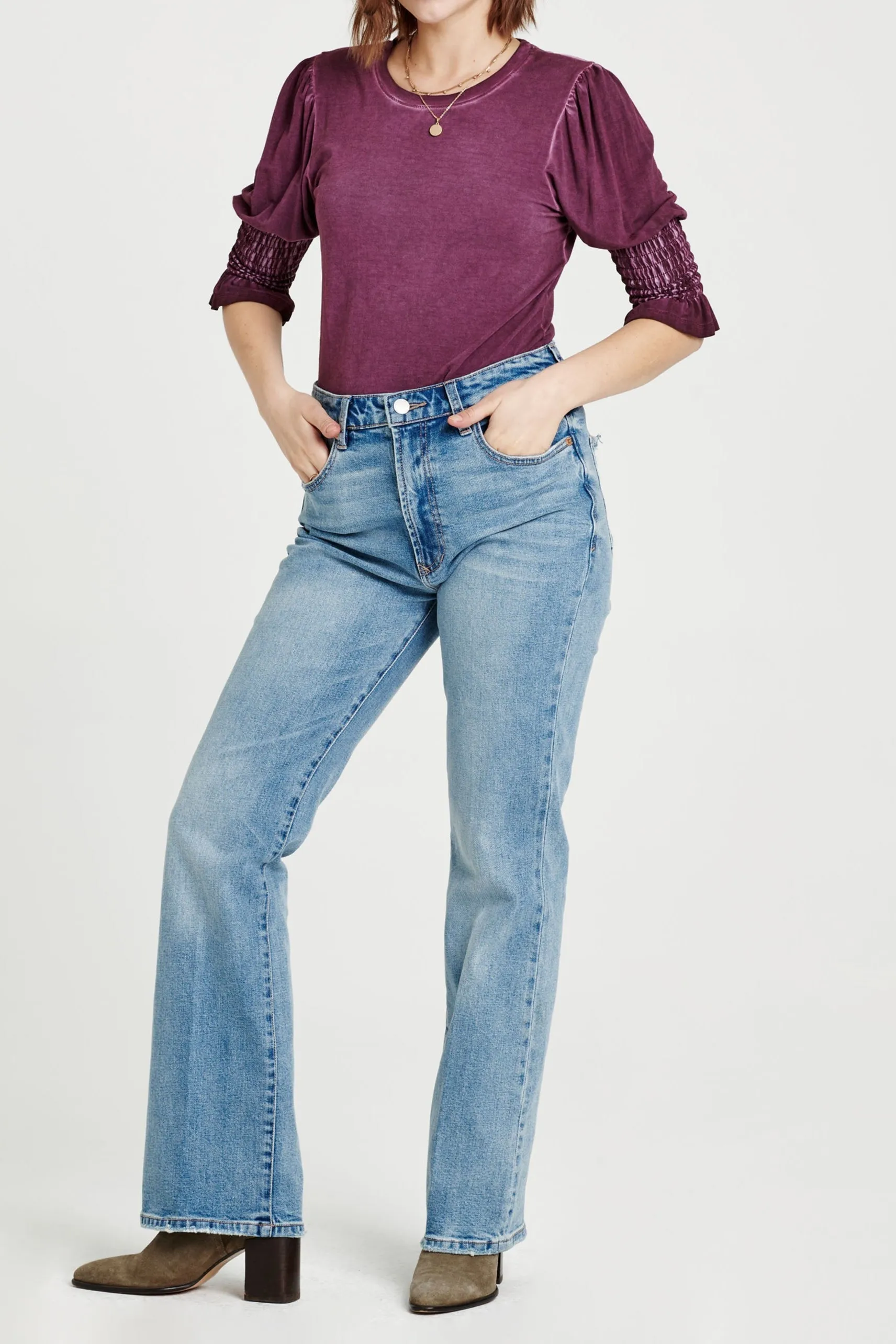 HARI TOP PRUNE ANTIQUE WASH