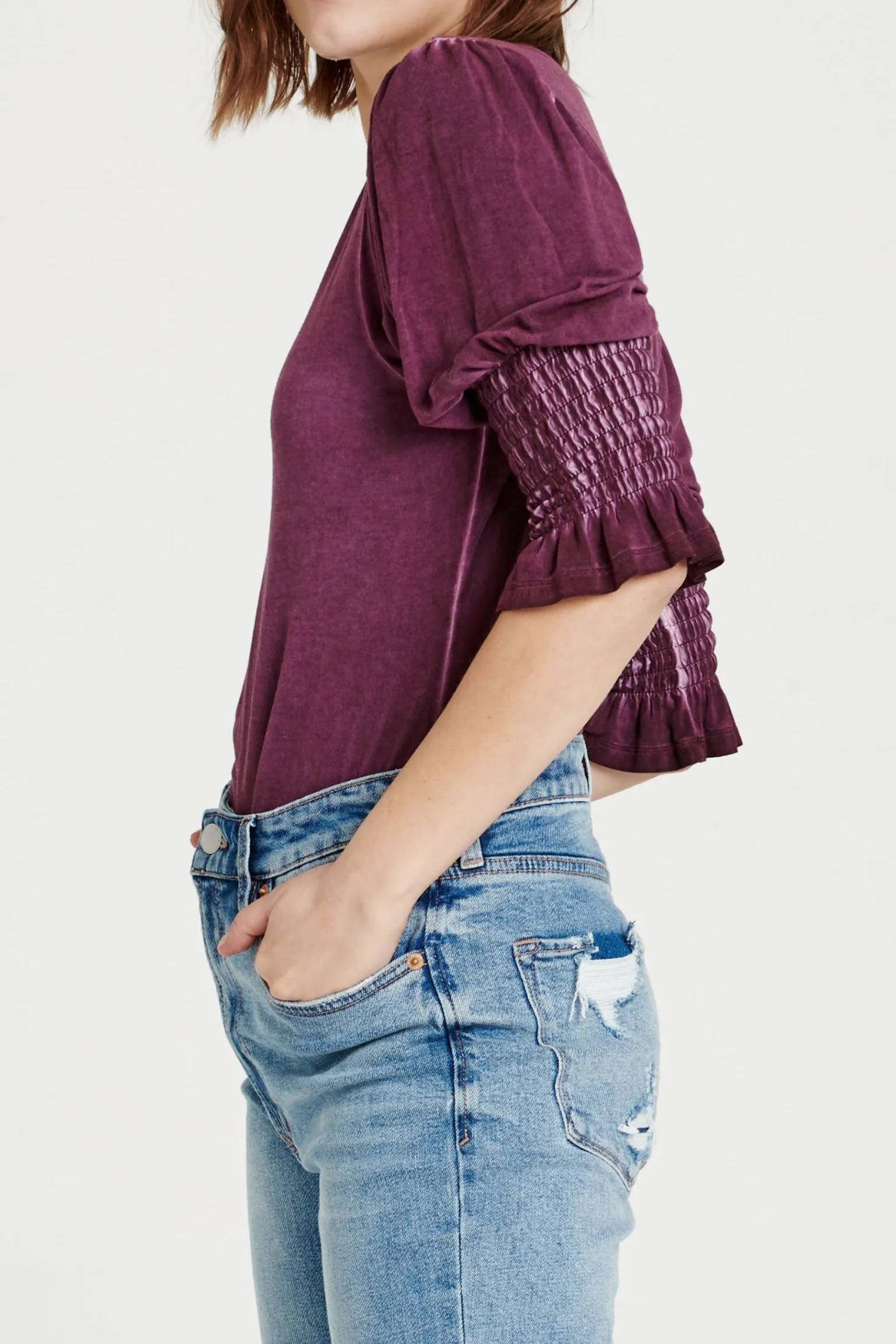 HARI TOP PRUNE ANTIQUE WASH