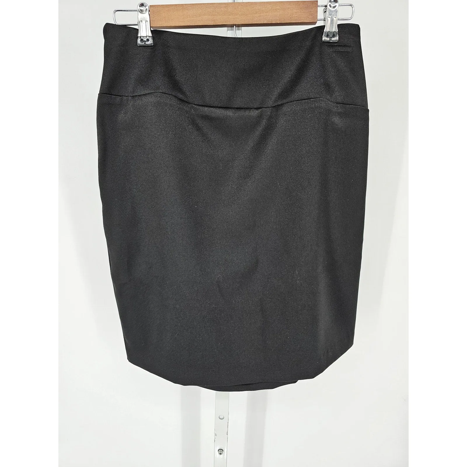 Helene Blake Womens Sz 10 Knee Length Pencil Skirt Black Bow Top