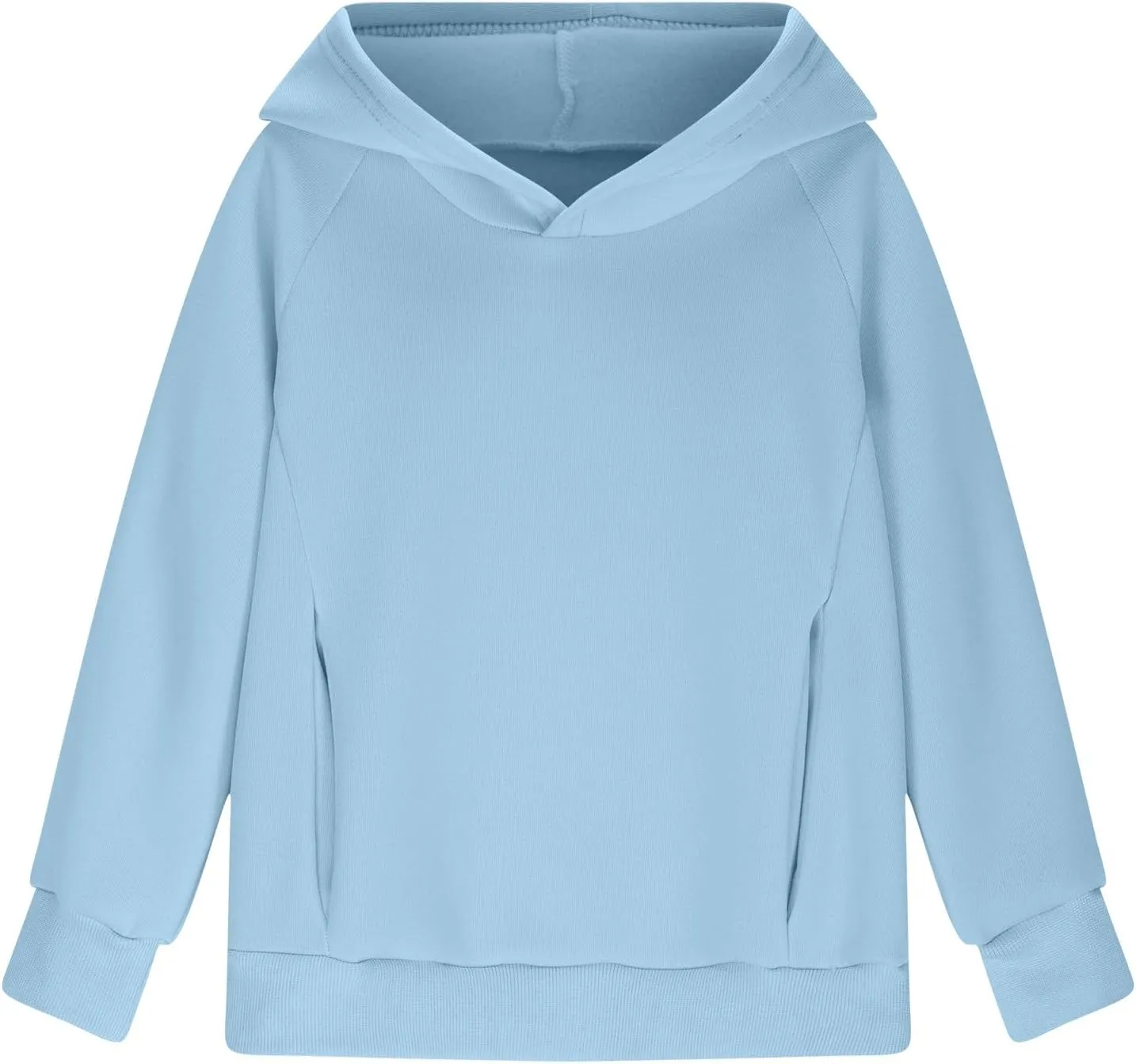 Hoodies for Teen Girls Tredny Long Sleeve Sweatshirts Oversized Pullover with Hood Fall Tween Girls Y2K Outfits