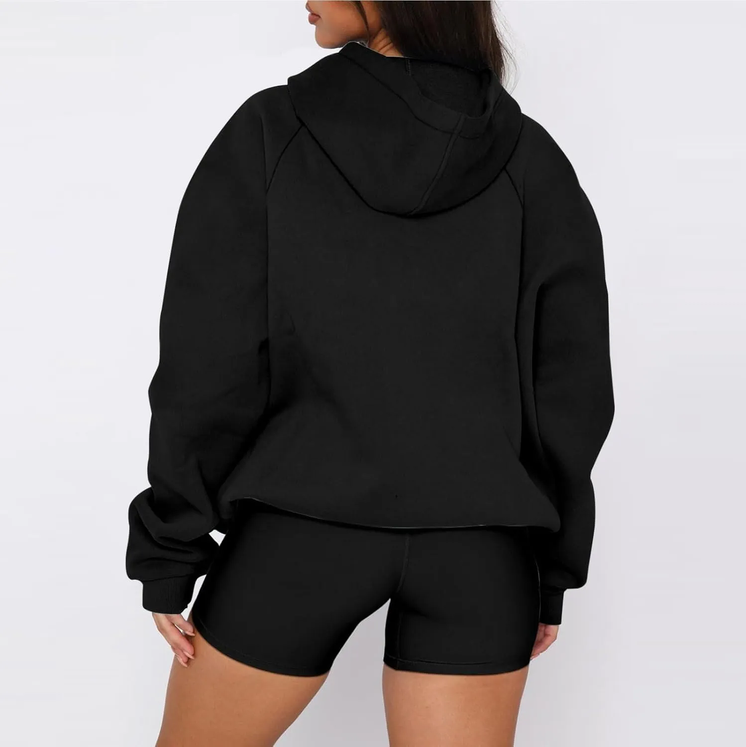 Hoodies for Women Comfy Fleece Oversized Sweatshirt Lightweight Drawstring Pullover Sweaters Cute Hoodie with Pocket