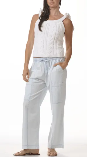 Indigo Stripe Pant by Splendid | Washed Indigo Stripe