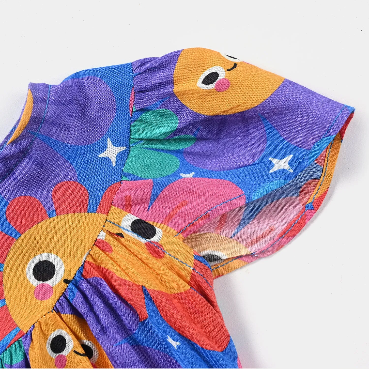 Infant Girls Casual Frock Mykonos-Multi