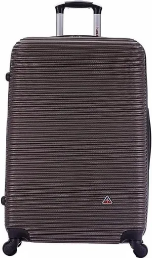 InUSA Royal 28" Hardside Spinner Suitcase - Brown