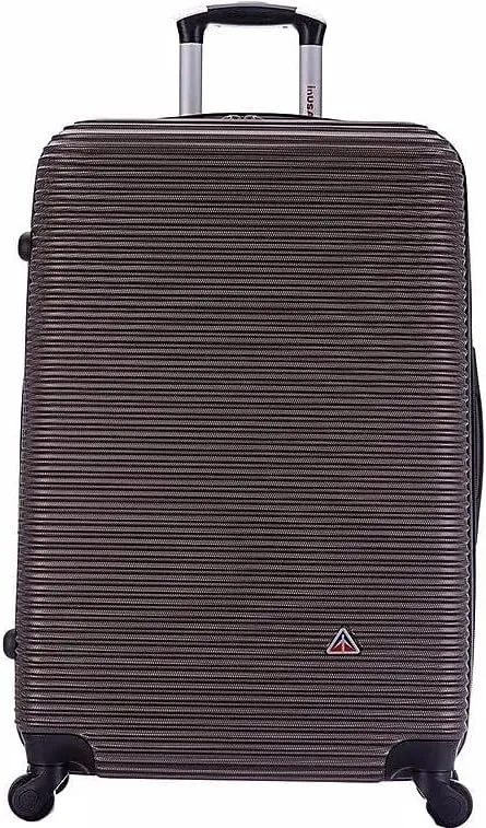 InUSA Royal 28" Hardside Spinner Suitcase - Brown