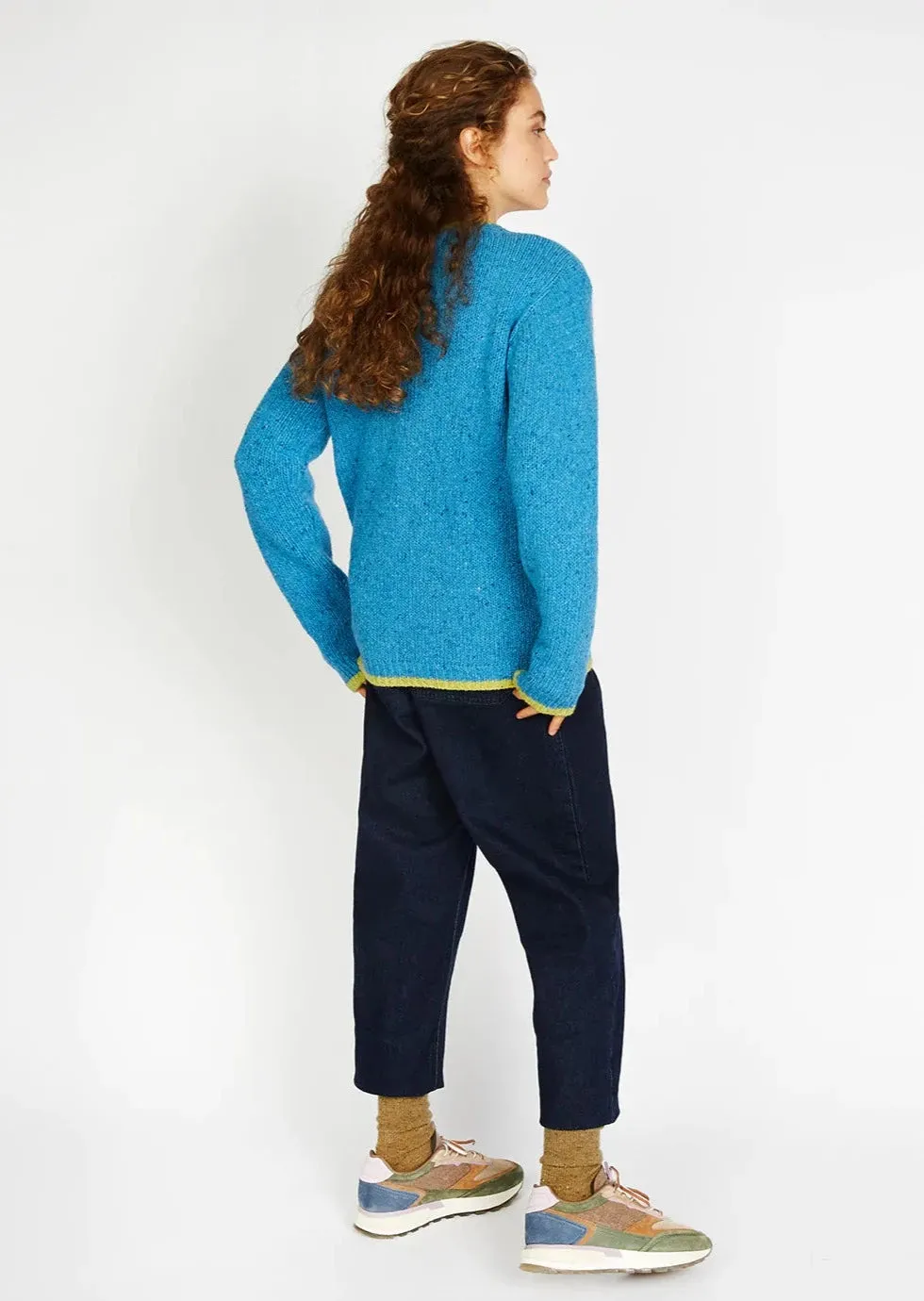 IrelandsEye Slaney Crew Neck Sweater | Blue