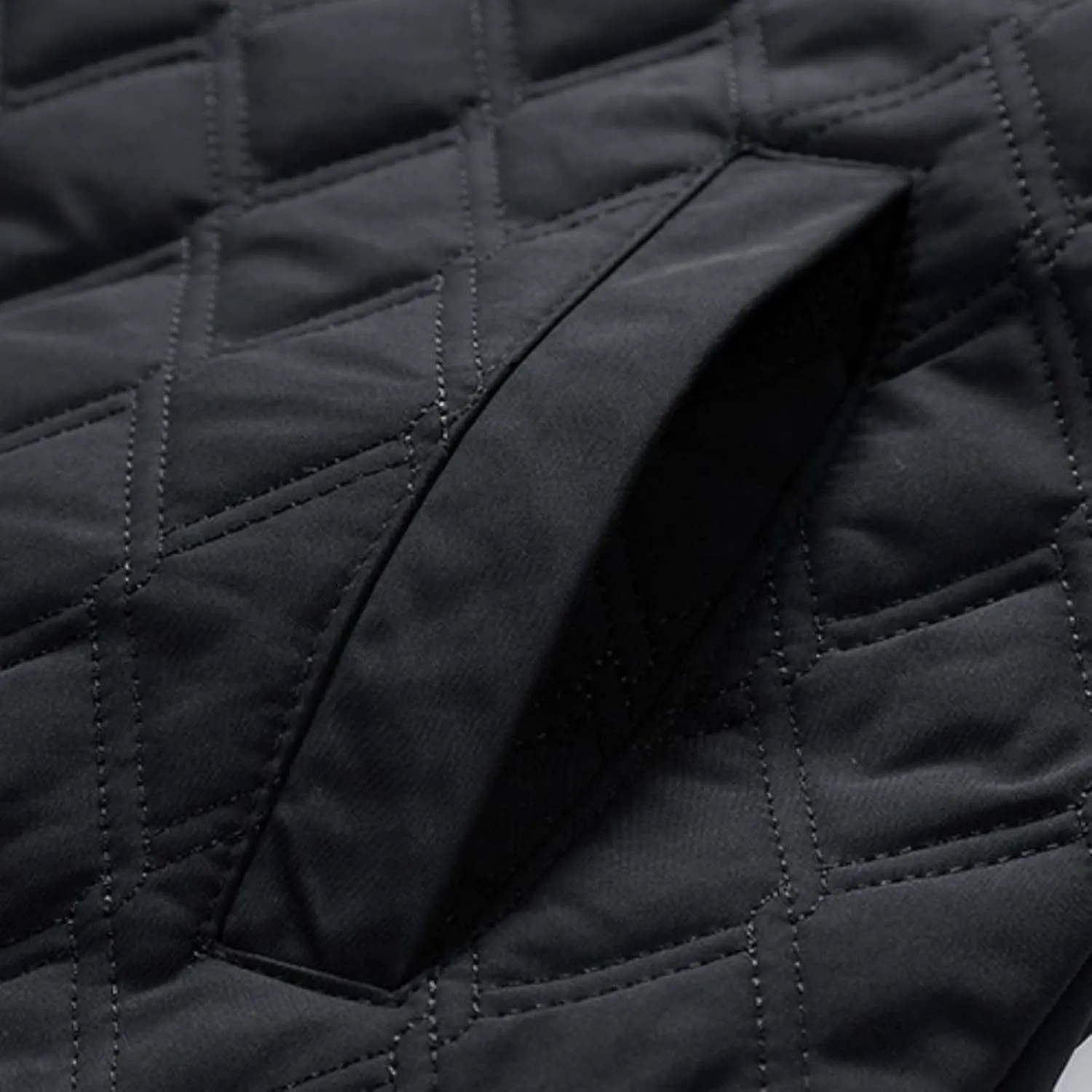 Jackets for Men Diamond Quilted Puffer Down Jacket Lightweight Business Casual Button Down Shirts Shacket Collared Tops