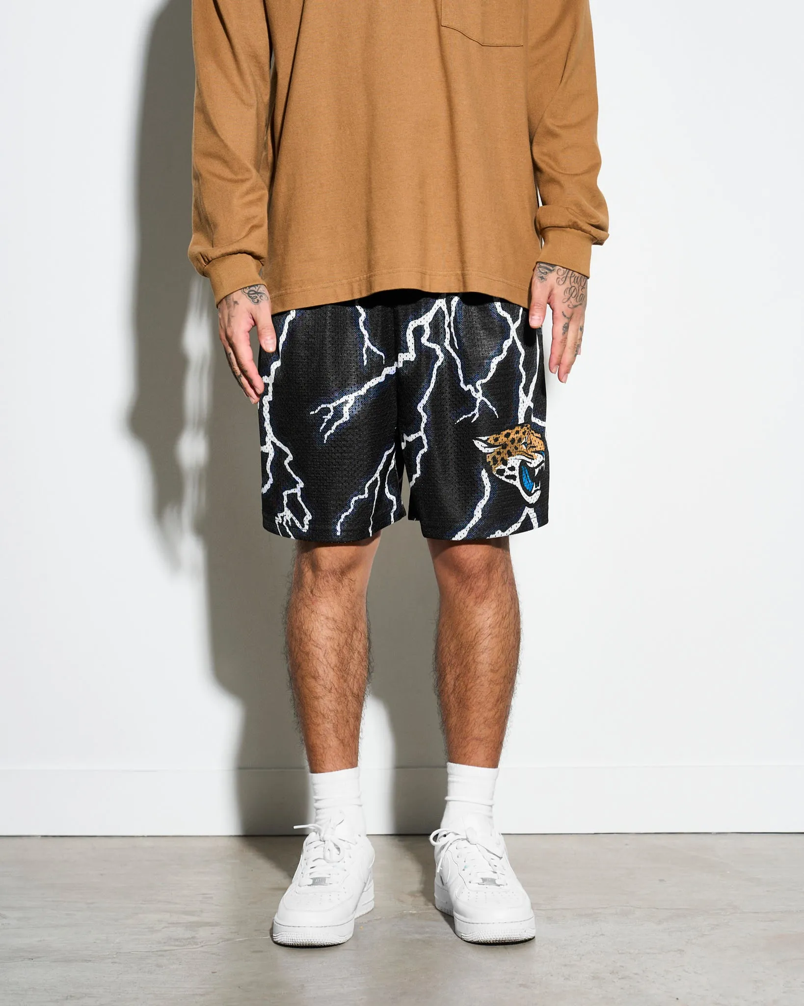 Jacksonville Jaguars Lightning Retro Shorts