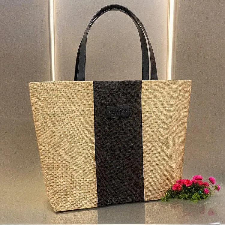 Jute Tote Bag By Safispa  New York