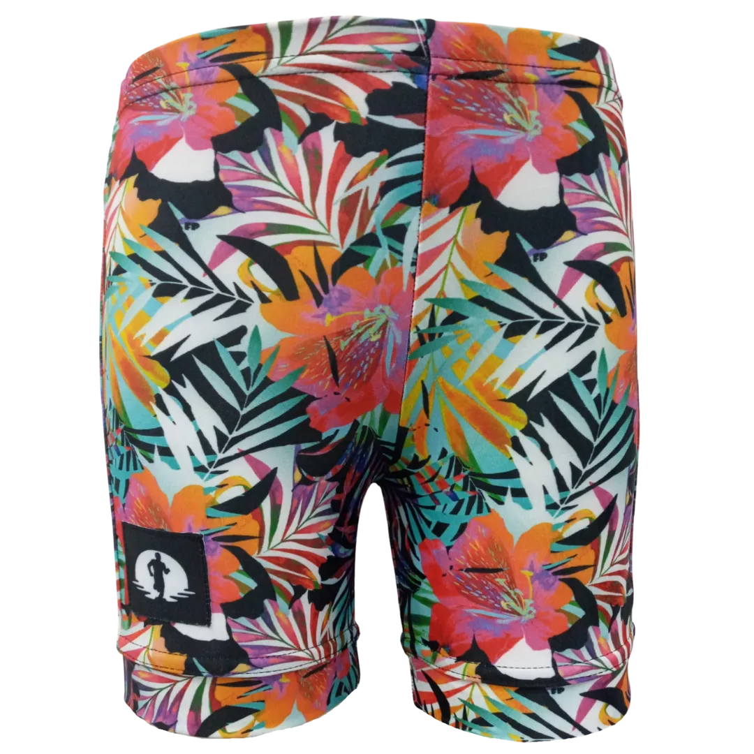Kids Funky Pants - Hibiscus Brights