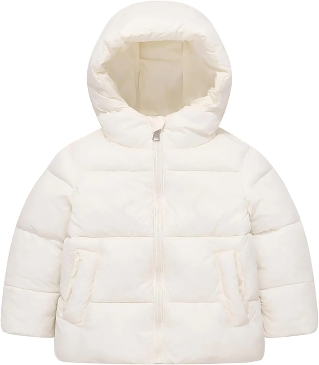 Kids Girls Hooded Coats Girl Down Cotton Padded Jackets Autumn And Winter New Children's Cotton Padded Outwear Boys