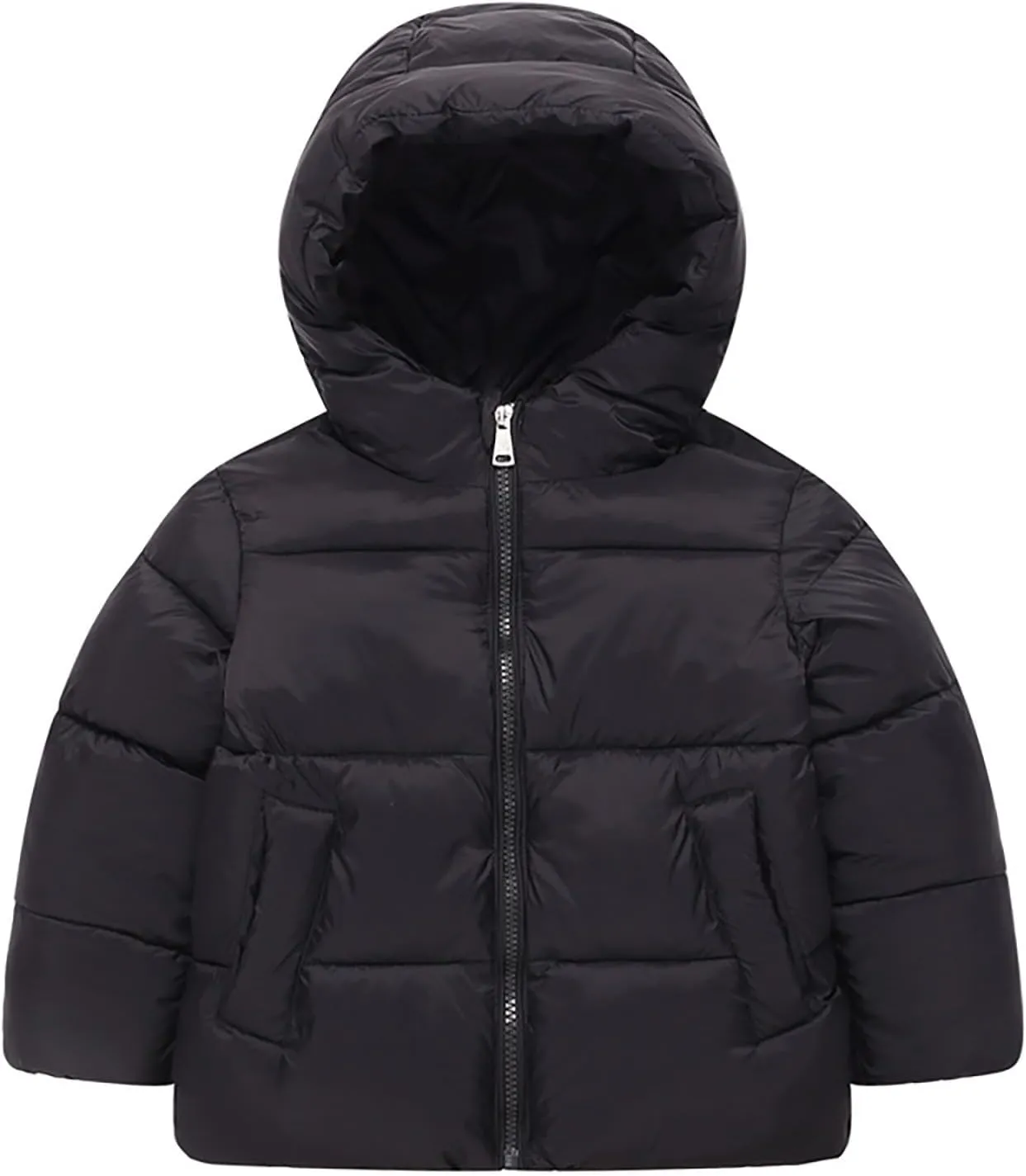 Kids Girls Hooded Coats Girl Down Cotton Padded Jackets Autumn And Winter New Children's Cotton Padded Outwear Boys