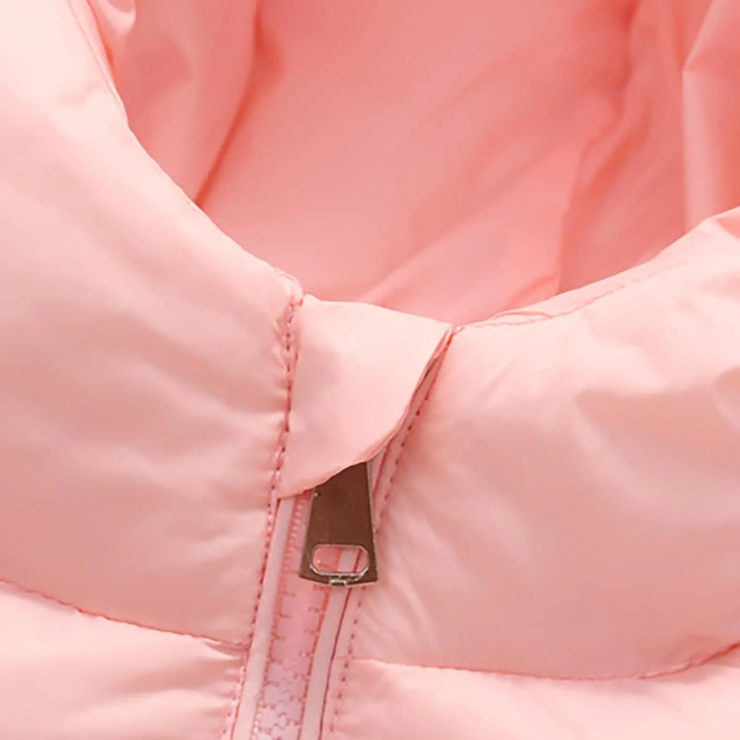 Kids Girls Hooded Coats Girl Down Cotton Padded Jackets Autumn And Winter New Children's Cotton Padded Outwear Boys