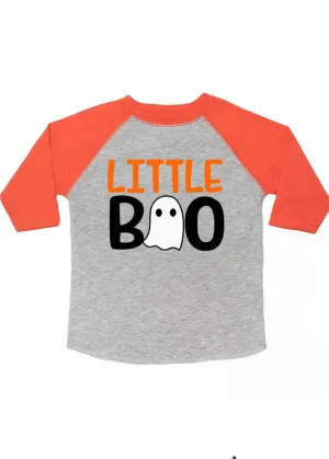 kids little boo raglan tee