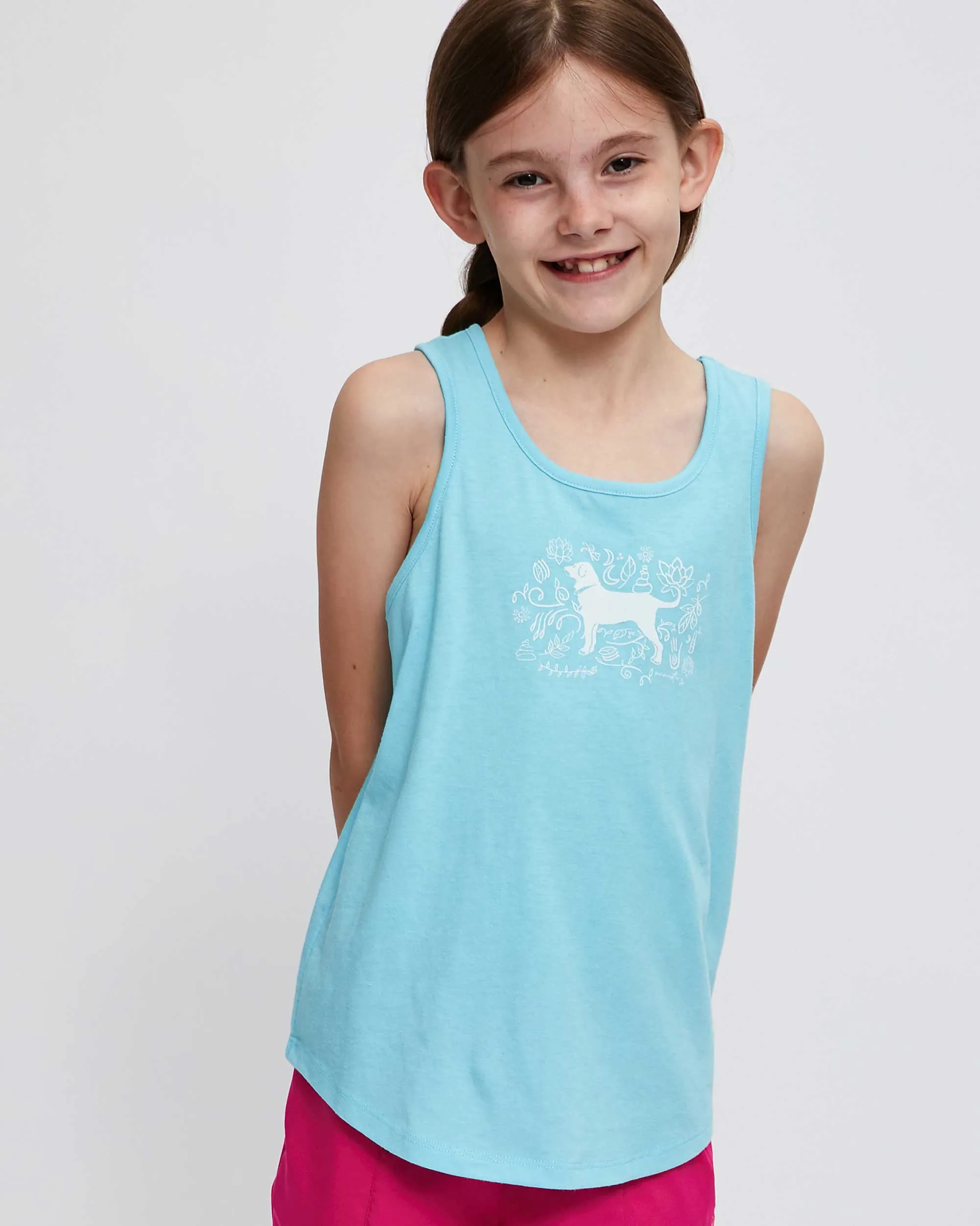 Kids Namaste Racer Back Tank