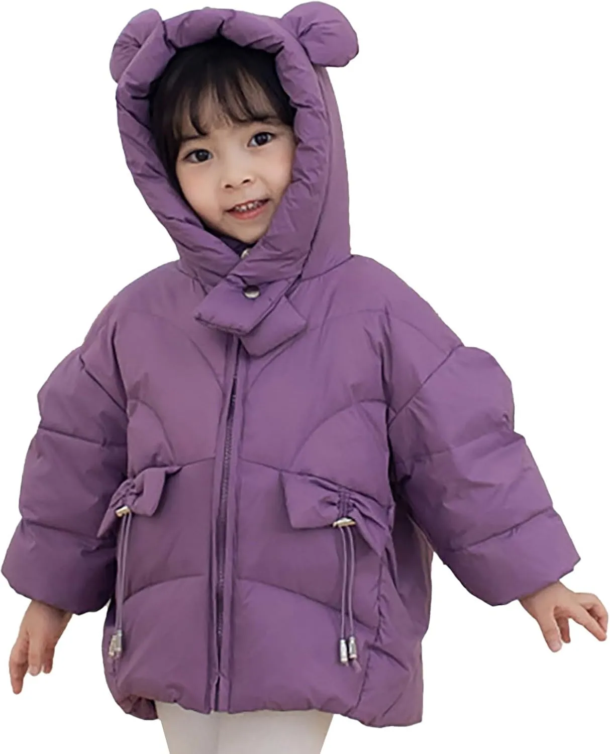 Kids Toddler Baby Girls Boys Winter Warm Thick Solid Cotton Long Sleeve Padded Jacket Coat Clothes Boys Jacket