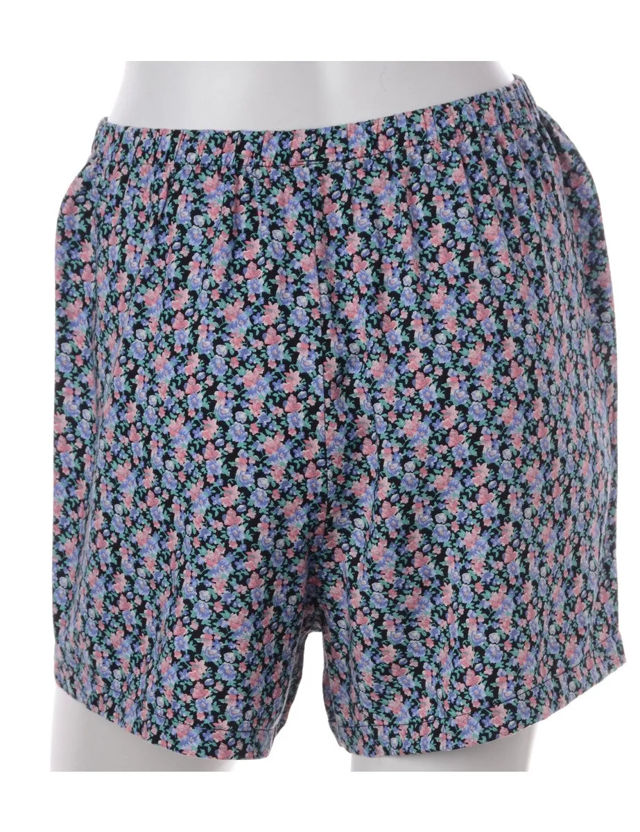 Label Ditzy Floral Summer Shorts