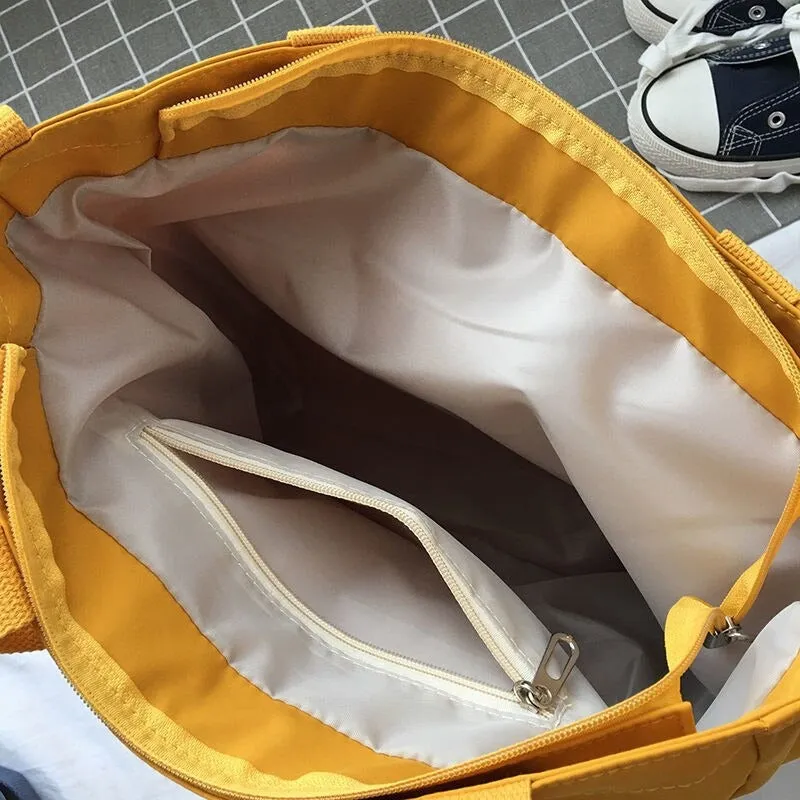 Large-Capacity Travel Canvas Tote Shoulder Bags