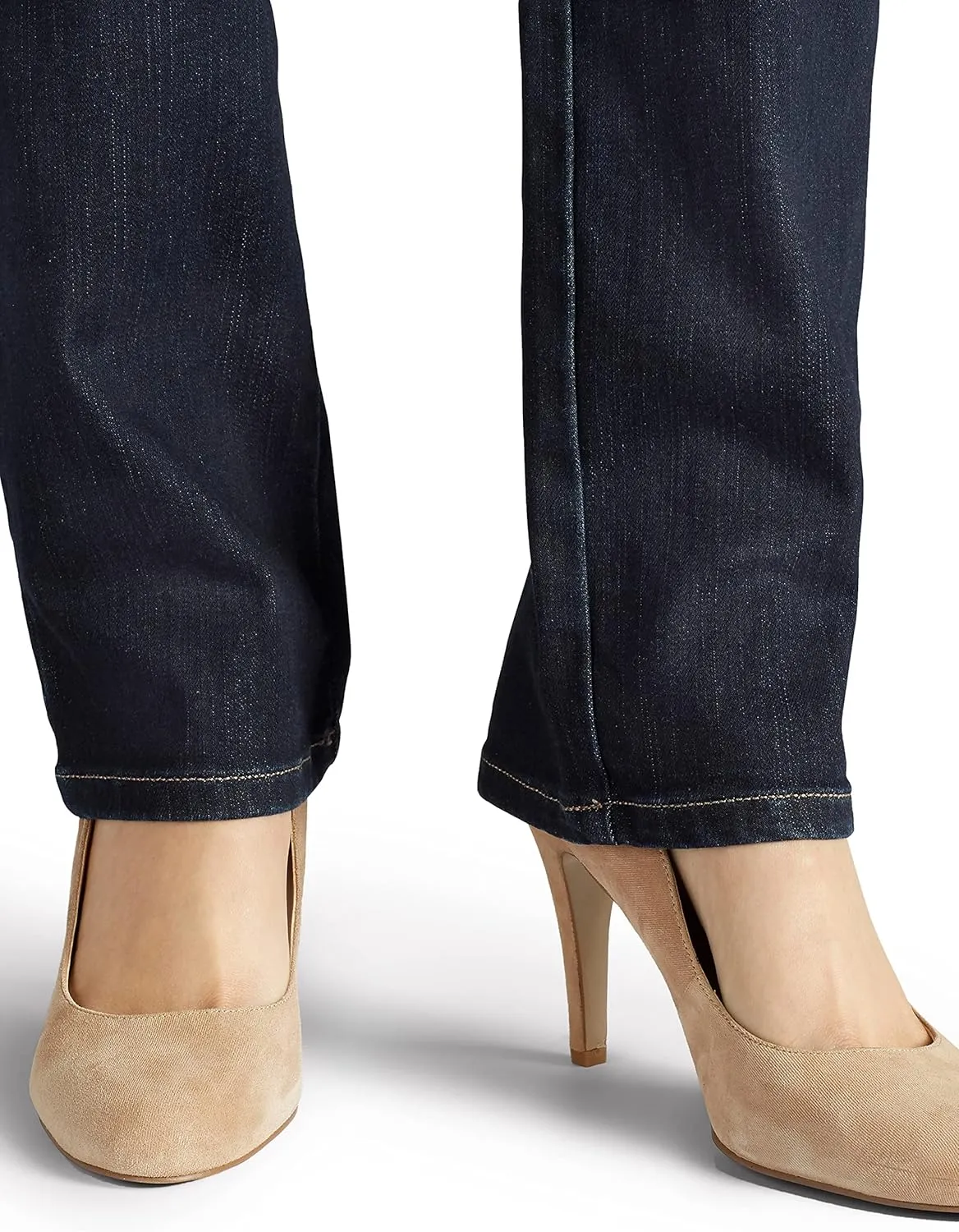 Lee Women's Petite Instantly Slims Classic Relaxed Fit Monroe Straight Leg Jean