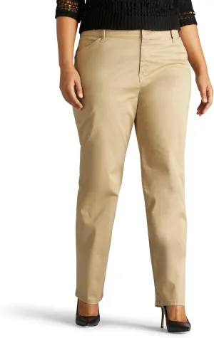 Lee Women's Plus Size Relaxed Fit All Day Straight Leg Pant