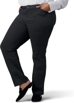 Lee Women's Plus Size Relaxed Fit All Day Straight Leg Pant