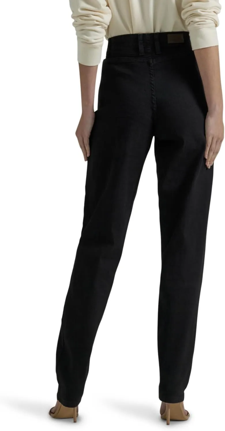Lee Women's Relaxed Fit Side Elastic Tapered Leg Jean