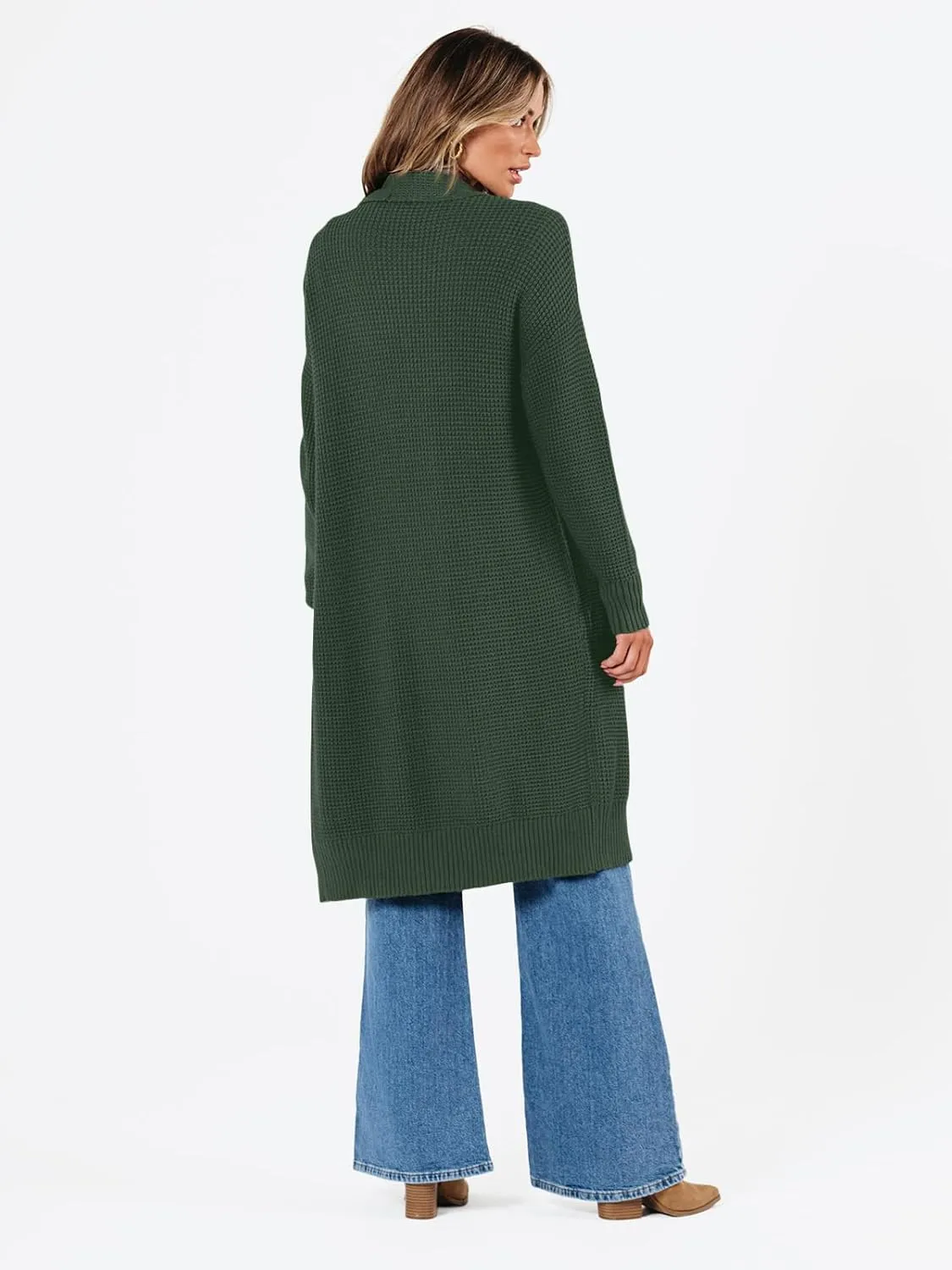 LILLUSORY Long Cardigan Sweaters for Women Fall Trendy Oversized Open Front Winter Coat